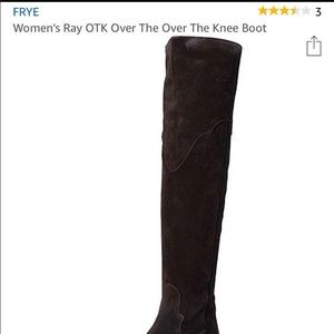 Frye Ray over the knee boots size 10